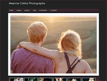 Tablet Screenshot of aleannacollins.com